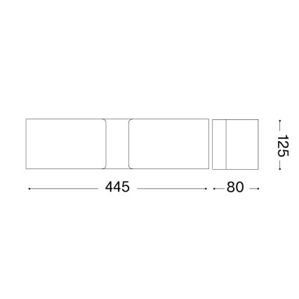Ideal Lux - Applique 2xE27/60W/230V