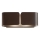 Ideal Lux - Applique a LED CLIP 2xG9/3W/230V marrone