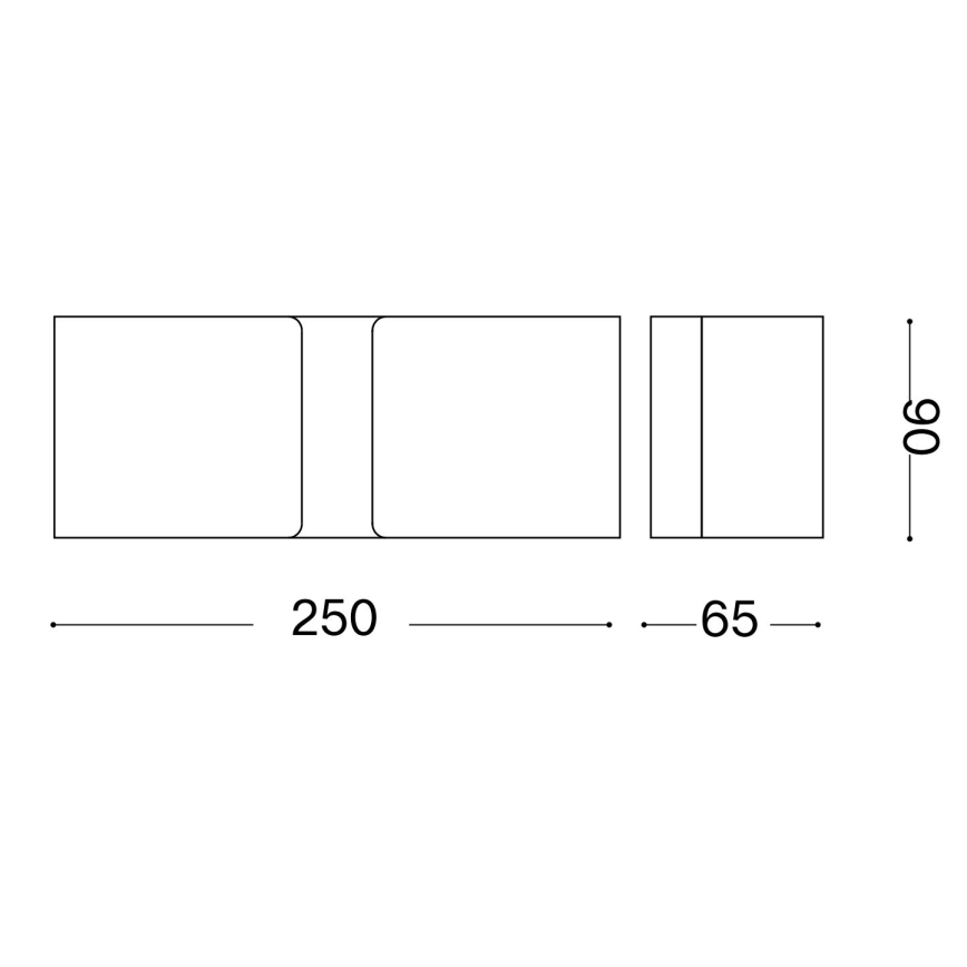 Ideal Lux - Applique a LED CLIP 2xG9/3W/230V marrone
