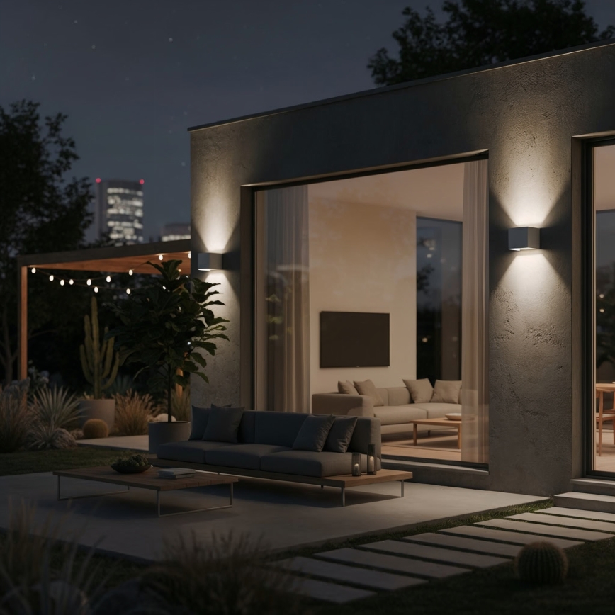 Ideal Lux - Applique a LED da esterno ATOM LED/12W/230V CRI 90 IP54 bianco