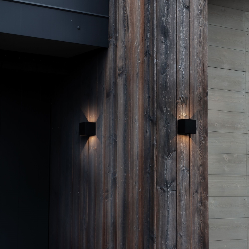 Ideal Lux - Applique a LED da esterno ATOM LED/12W/230V CRI 90 IP54 nero