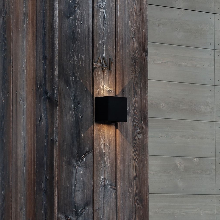 Ideal Lux - Applique a LED da esterno ATOM LED/12W/230V CRI 90 IP54 nero