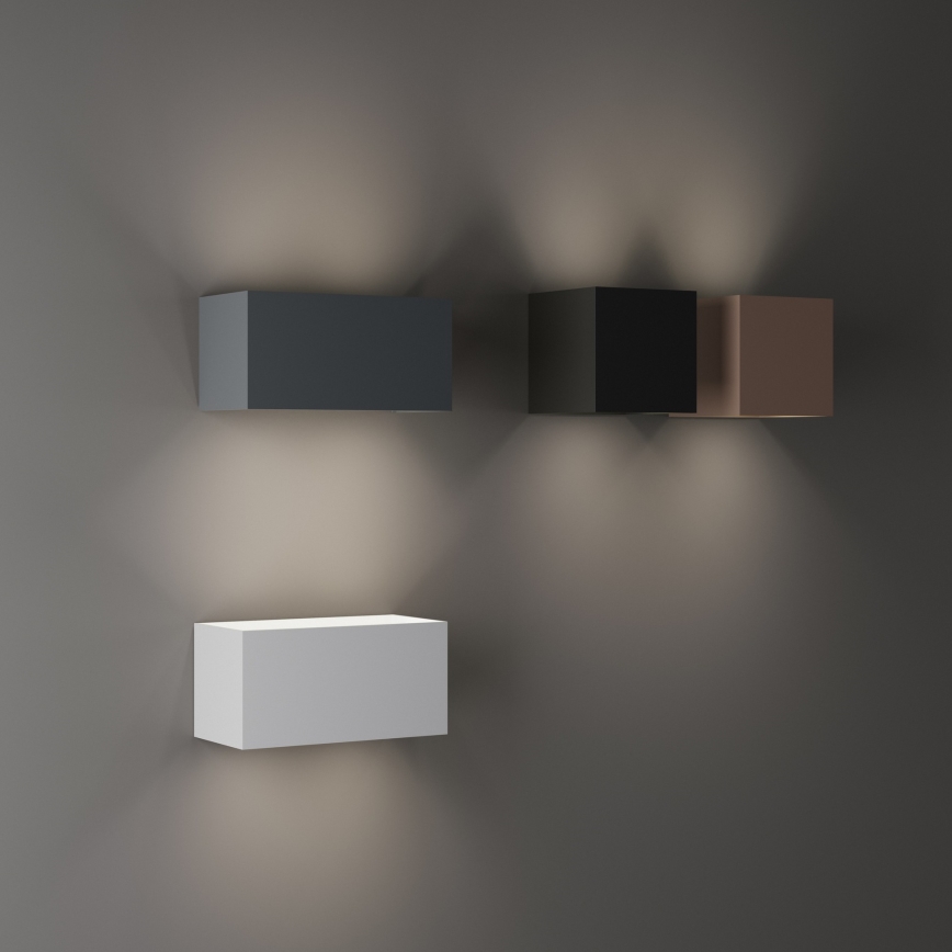 Ideal Lux - Applique a LED da esterno ATOM LED/25W/230V CRI 90 IP54 antracite
