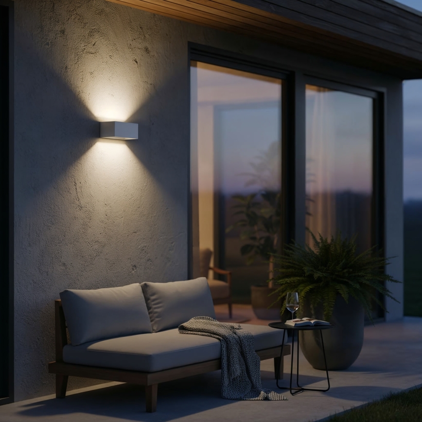 Ideal Lux - Applique a LED da esterno ATOM LED/25W/230V CRI 90 IP54 bianco