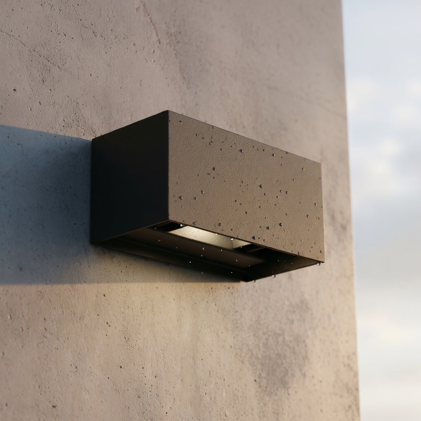 Ideal Lux - Applique a LED da esterno ATOM LED/25W/230V CRI 90 IP54 nero