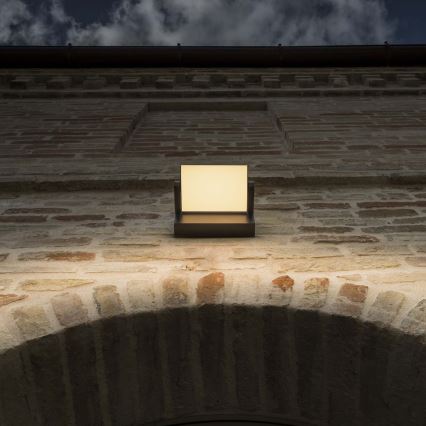 Ideal Lux - Applique a LED da esterno SWIPE LED/21W/230V CRI 90 IP54 marrone