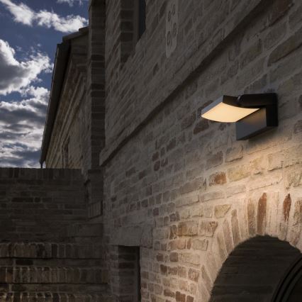 Ideal Lux - Applique a LED da esterno SWIPE LED/21W/230V CRI 90 IP54 antracite