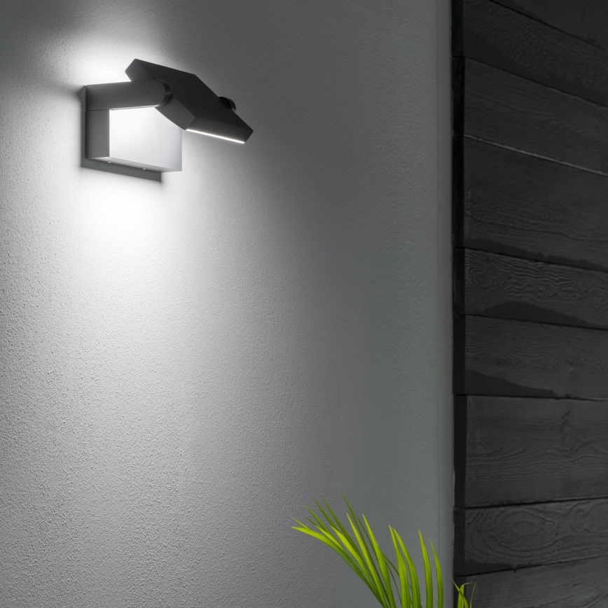 Ideal Lux - Applique a LED da esterno SWIPE LED/21W/230V CRI 90 IP54 antracite