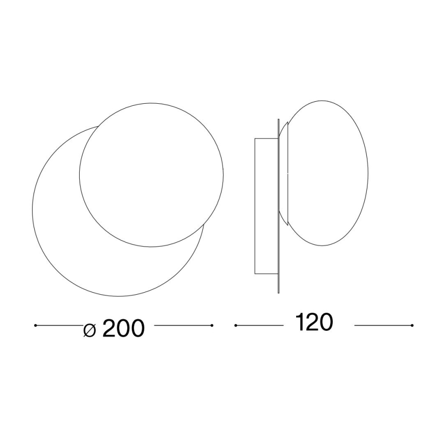Ideal Lux - Applique a LED NINFEA 1xGX53/9W/230V oro