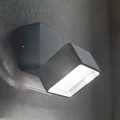 Ideal Lux - Applique da esterno a LED OMEGA, 7W/230V, CRI 90, IP54, antracite