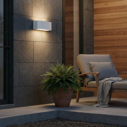 Ideal Lux - Applique da esterno ANDROMEDA 1xE27/60W/230V IP55 grigio