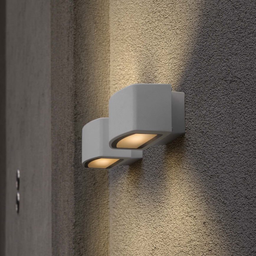 Ideal Lux - Applique da esterno ANDROMEDA 1xE27/60W/230V IP55 grigio