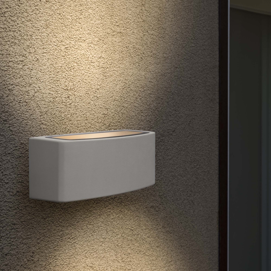 Ideal Lux - Applique da esterno ANDROMEDA 1xE27/60W/230V IP55 grigio