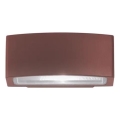 Ideal Lux - Applique da esterno ANDROMEDA 1xE27/60W/230V IP55 marrone