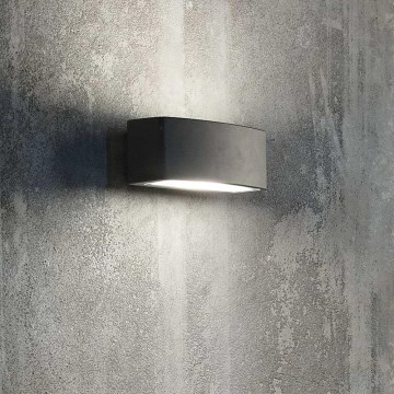 Ideal Lux - Applique da esterno ANDROMEDA 1xE27/60W/230V IP55 nero