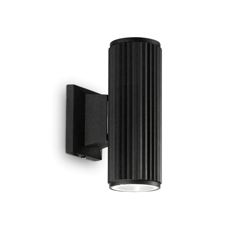 Ideal Lux - Applique da esterno BASE 2xGU10/28W/230V IP44 nero