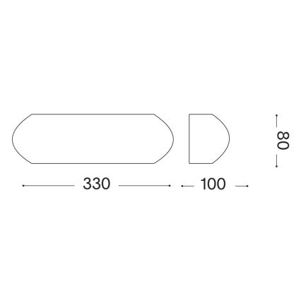 Ideal Lux - Applique da esterno GIOVE 1xE27/60W/230V IP54 marrone
