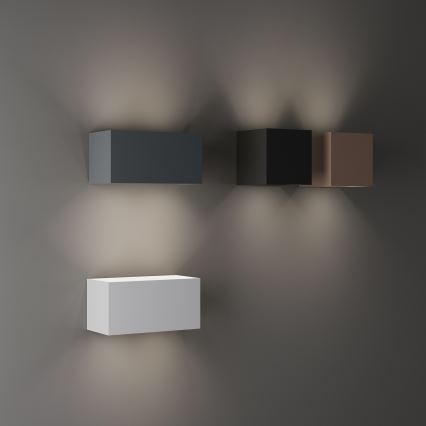 Ideal Lux - Applique da esterno LED ATOM LED/12W/230V CRI 90 IP54 marrone