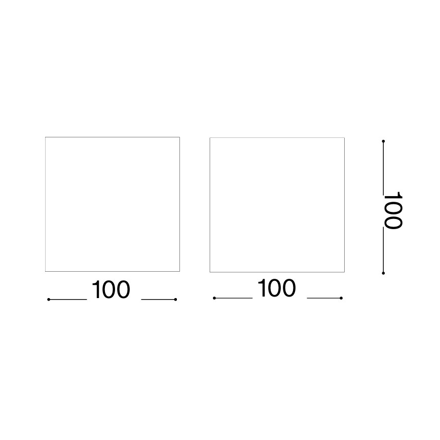 Ideal Lux - Applique da esterno LED ATOM LED/12W/230V CRI 90 IP54 marrone