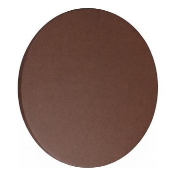 Ideal Lux - Applique da esterno LED PUNTO LED/12W/230V CRI 90 Ø 24 cm IP54 marrone