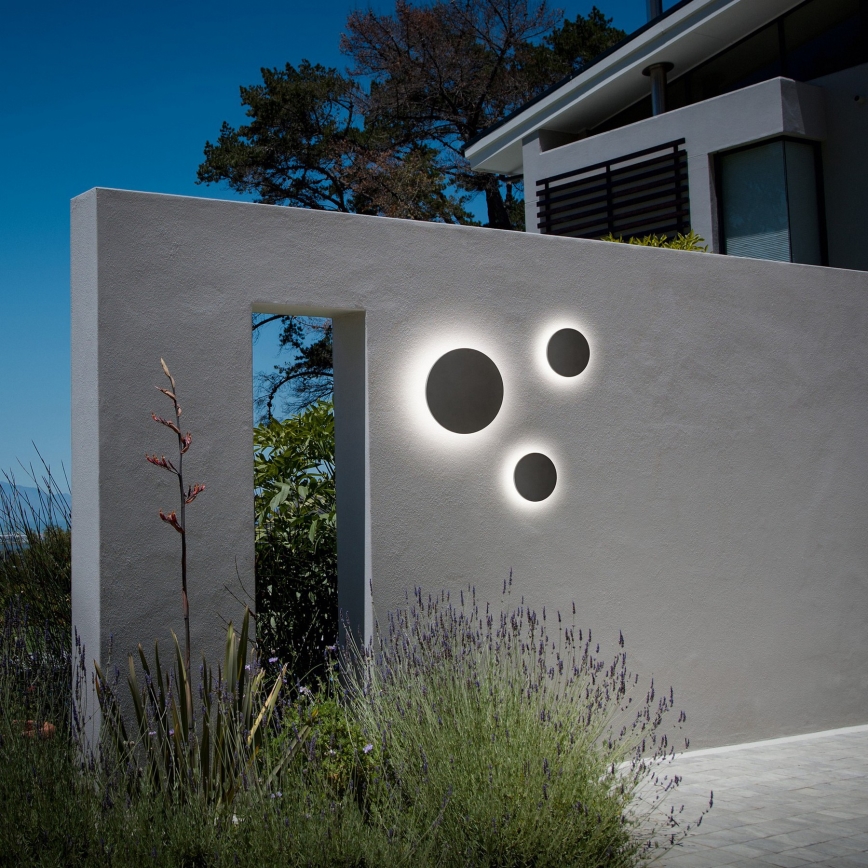 Ideal Lux - Applique da esterno LED PUNTO LED/9W/230V CRI 90 Ø 18 cm IP54 antracite