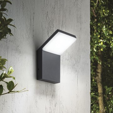 Ideal Lux - Applique da esterno LED STYLE 8,5W/230V, 3000K, CRI 90, IP54, nero