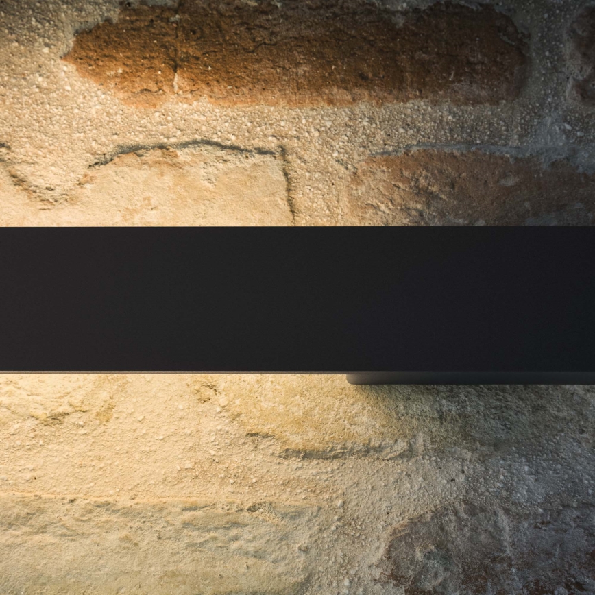 Ideal Lux - Lampada da parete esterna LINEA LED/20W/230V CRI 90 104 cm IP54 nero