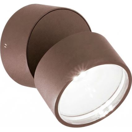 Ideal Lux - Applique da esterno OMEGA LED/7W/230V CRI 90 IP54 marrone
