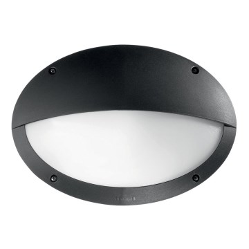 Ideal Lux - Applique da esterno POLAR 1xE27/23W/230V IP66 nera
