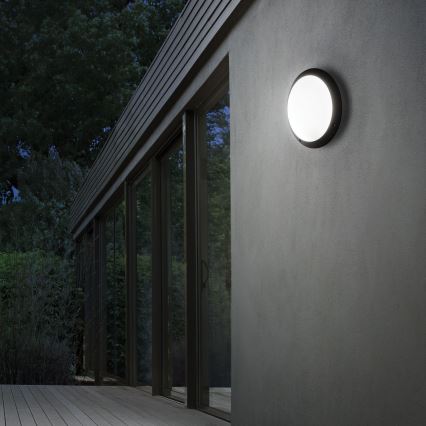 Ideal Lux - Applique da esterno POLAR 1xE27/23W/230V IP66 nero