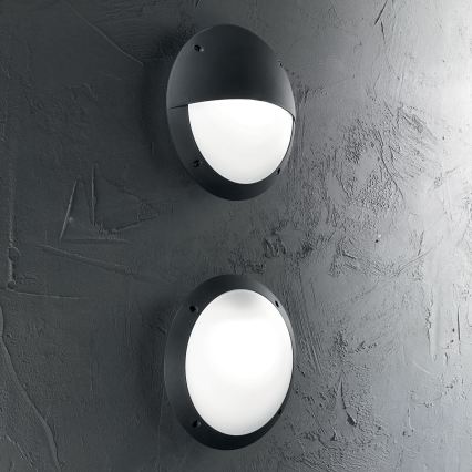 Ideal Lux - Applique da esterno POLAR 1xE27/23W/230V IP66 nero