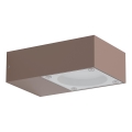 Ideal Lux - Applique da esterno SIRIO 1xGX53/9W/230V IP65 marrone