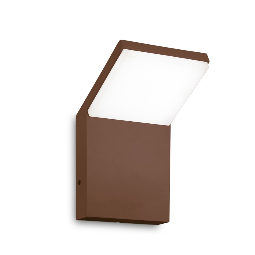 Ideal Lux - Lampada da parete LED per esterni STYLE LED/8,5W/230V 3000K CRI 90 IP54 marrone