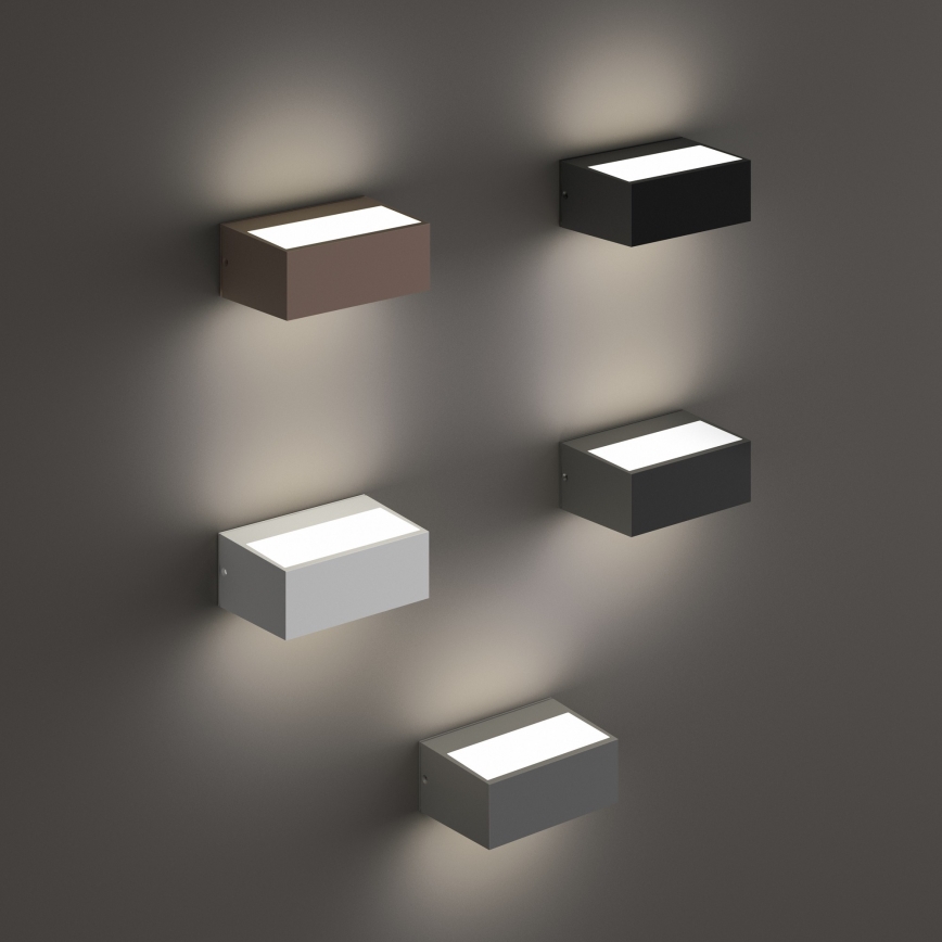 Ideal Lux - Applique da esterno TWIN 1xG9/28W/230V IP44 marrone