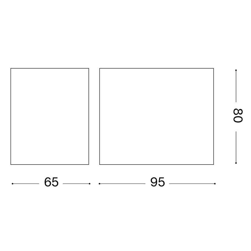 Ideal Lux - Applique da esterno UP 1xG9/15W/230V IP44 marrone