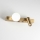 Ideal Lux - Applique da parete LED BINOMIO 2xLED/3W/230V CRI 90 ottone