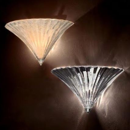 Ideal Lux - Applique da parete SANTA 1xE14/40W/230V trasparente