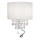 Ideal Lux - Applique in cristallo LED OPERA 2xE14/40W/230V + LED/1W bianco