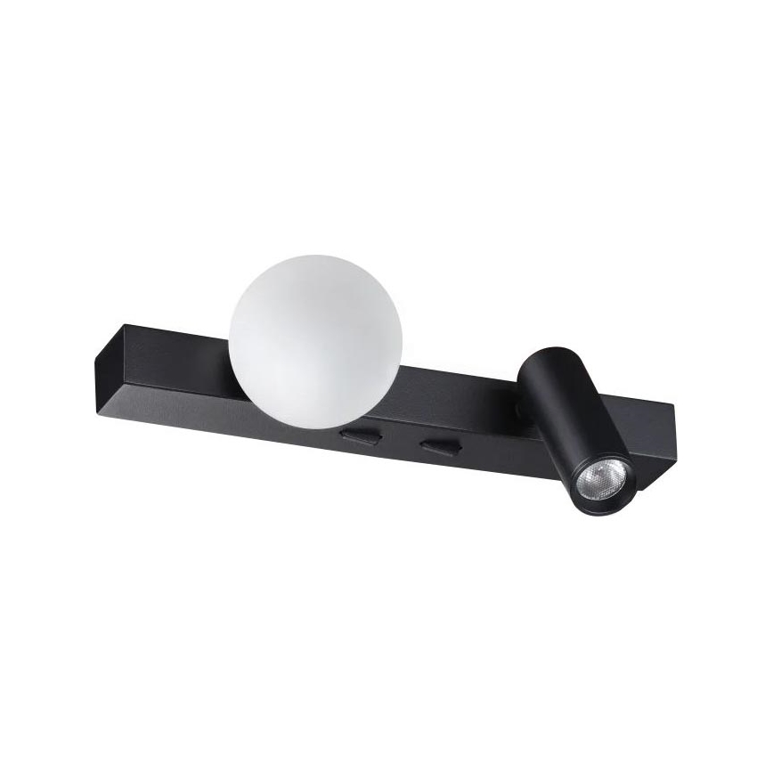Ideal Lux - Applique LED BINOMIO 2xLED/3W/230V CRI 90 nera
