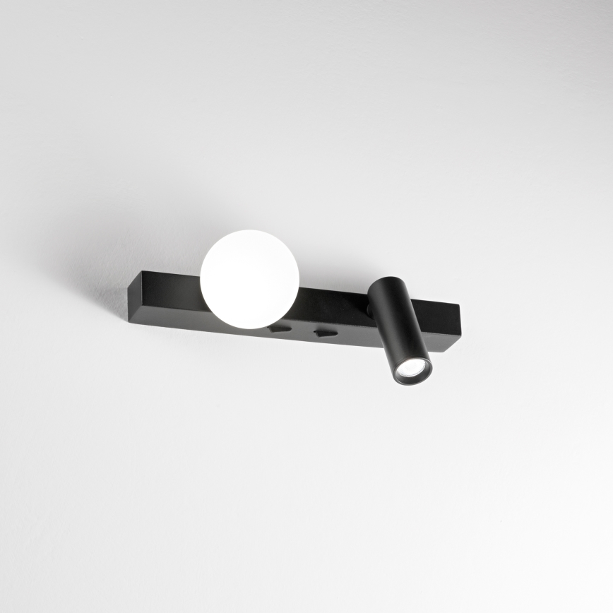 Ideal Lux - Applique LED BINOMIO 2xLED/3W/230V CRI 90 nera