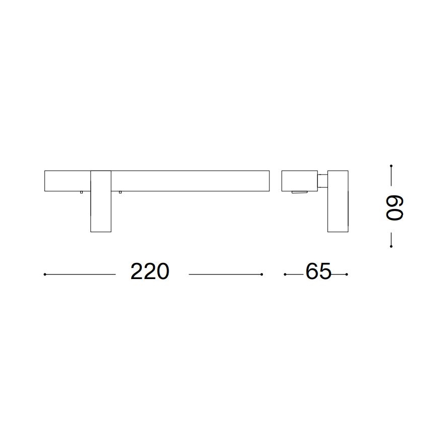 Ideal Lux - Applique LED BONNE 2xLED/6,5W/230V CRI 90 cromo satinato