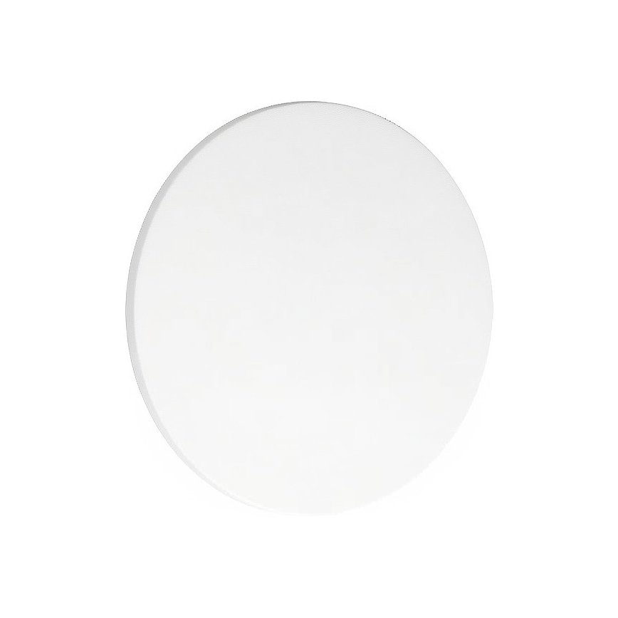 Ideal Lux - Applique LED da esterno PUNTO LED, 9W, 230V, CRI 90, Ø 18 cm, IP54, bianco