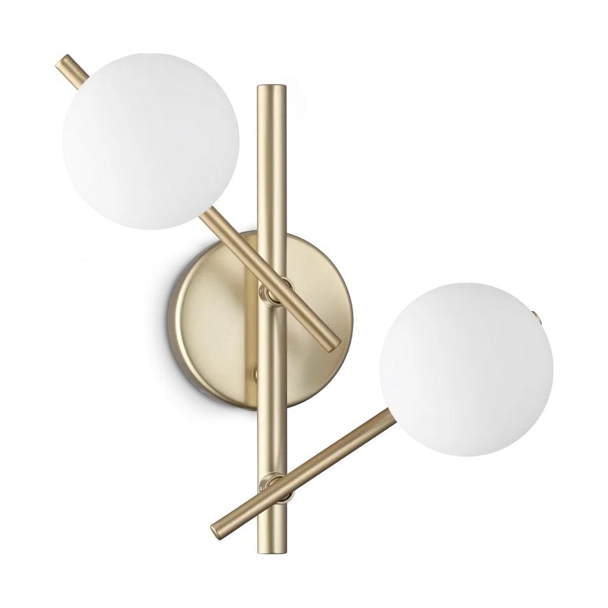 Ideal Lux - Applique LED da parete ATLAS 2xG9/3W/230V dorata