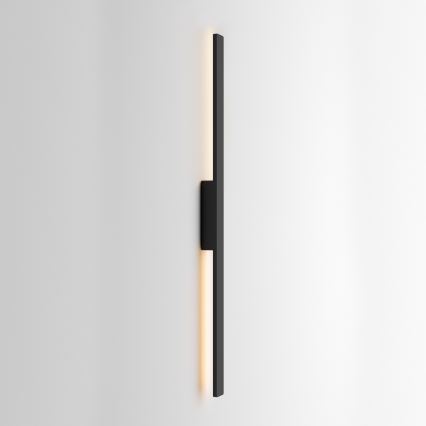 Ideal Lux - Applique da esterno LINEA LED, 23W/230V, CRI 90, 144 cm, IP54, nero