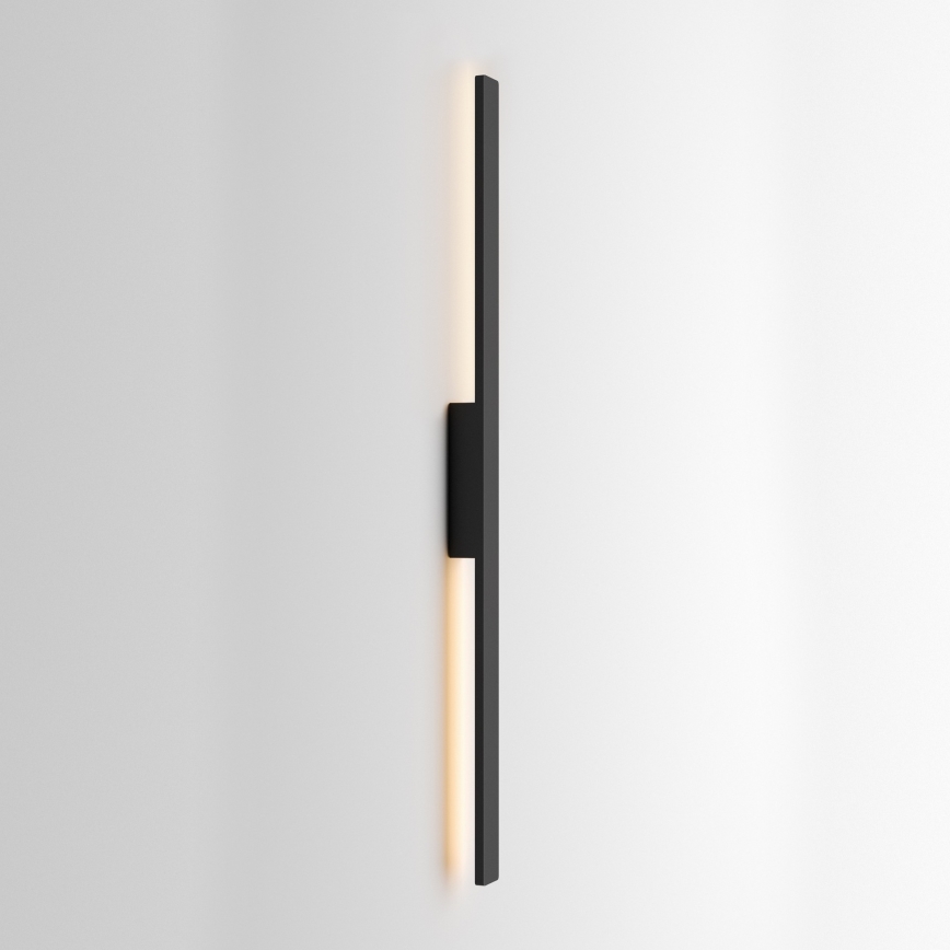 Ideal Lux - Applique da esterno LINEA LED, 23W/230V, CRI 90, 144 cm, IP54, nero