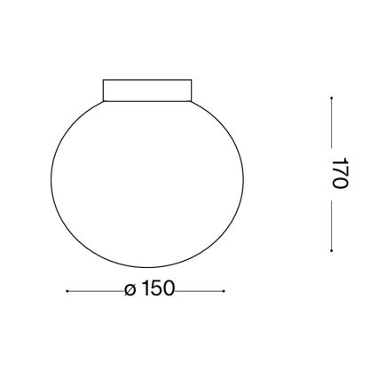 Ideal Lux - Applique LED MAPA 1xG9/3W/230V Ø 15 cm bianca