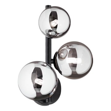 Ideal Lux - Applique LED PERLAGE 3xG9/3W/230V nero/fumé