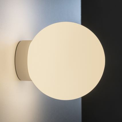 Ideal Lux - Applique MAPA 1xE27/42W/230V Ø 20 cm bianca