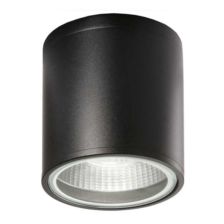 Ideal Lux - Faretto da esterno GUN 1xGU10/28W/230V Ø 11 cm IP55 nero