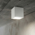 Ideal Lux - Faretto da esterno TECHO 1xGU10/20W/230V 15x15 cm IP54 bianco